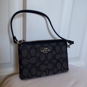 Black Coach Wristlet